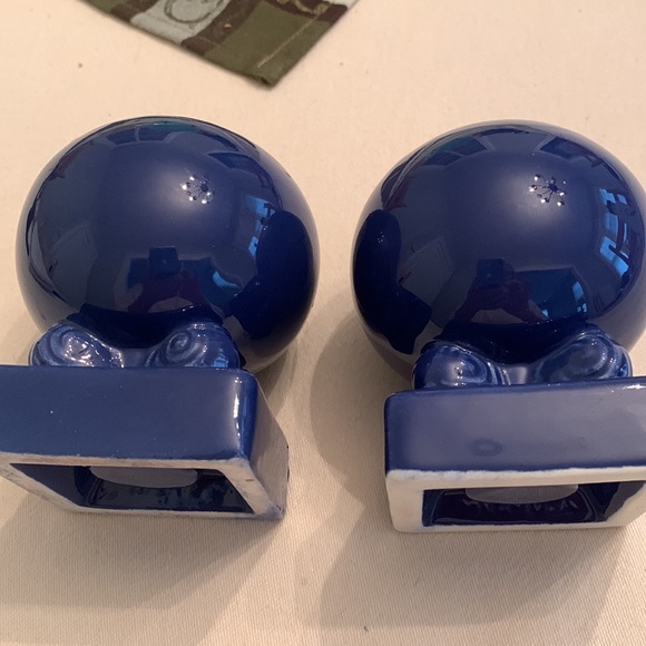 Vintage Fiestaware Cobalt Bulb Candleholders - Picture 3 of 8